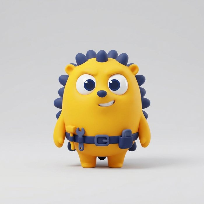 Voltix, the hedgehog